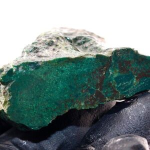 Fancy Jasper Bloodstone Green, slab, cabbing rough, lapidary 41g